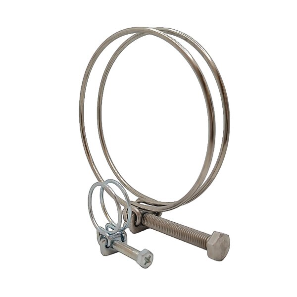 Hose Clamp Manufacturer - China Supplier Heavy Duty Galvanized Steel Double Wire Clip