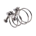 Hose Clamp Manufacturer - TJKS Stainless Steel 201 304 Double Wire From China