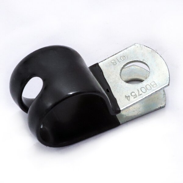 Pipe Clips Manufacturer - Black Rubber Plastic Hose Clamp PVC