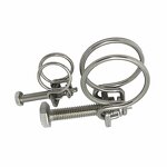 Hose Clamp Manufacturer - Stainless Steel 201 304 Double Wire From China
