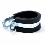 Hose Clamp Manufacturer - Fixing Cable Rubber Cushion Plastic Water Gas Pipe Wall P Shape