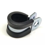 Hose Clamp Manufacturer - Fixing Cable Rubber Cushion Plastic Water Gas Pipe Wall P Shape