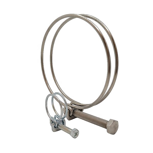 Hose Clamp Manufacturer - Factory Customized High Quality Adjustable W2 Double Wire