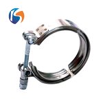 V Band Clamps Manufacturer - Wholesale Price Custom Size W2 W4 Type for Auto Truck Exhaust