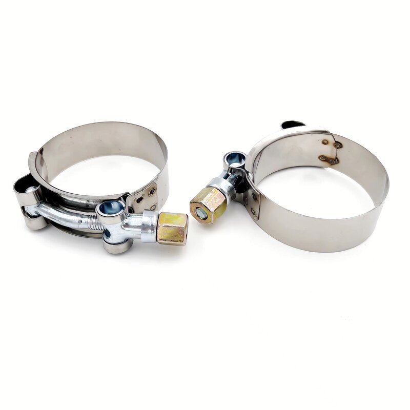 Hose Clamp Manufacturer - Custom Sizes High Quality Stainless Steel 201 & 304 T Type Bolt