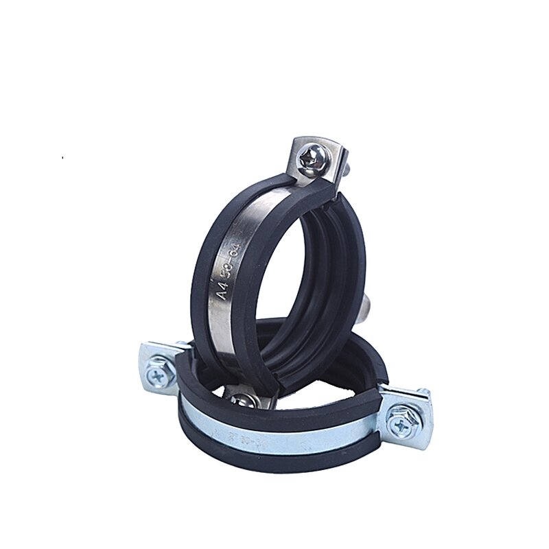 Pipe Clamp Manufacturer - 4 Inch Stainless Steel Heavy Duty EPDM Rubber for PVC Pipe