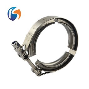 V-Band Clamp Manufacturer - SS304 with Flange Kit for Exhaust Muffler Pipe