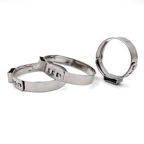 Hose Clamp Manufacturer - Stainless Single Ear Stepless 16.5-17.5mm for Welding