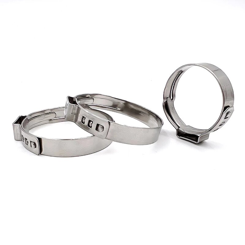 Hose Clamp Manufacturer - Stainless Single Ear Stepless 16.5-17.5mm for Welding