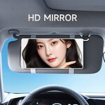 Car Makeup Mirror Manufacturer - Sun Visor Thin Transparent High Definition for Women