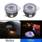 Puddle Lamp Manufacturer - Custom Logo Ghost Shadow for Ford Focus Side Mirror