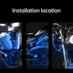 Motorcycle Light Strip Manufacturer - RGB APP Remote 12V Sound Control Waterproof