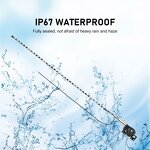 LED Whip Light Manufacturer - 2pc 12/24V RGB Remote Waterproof Truck Antenna