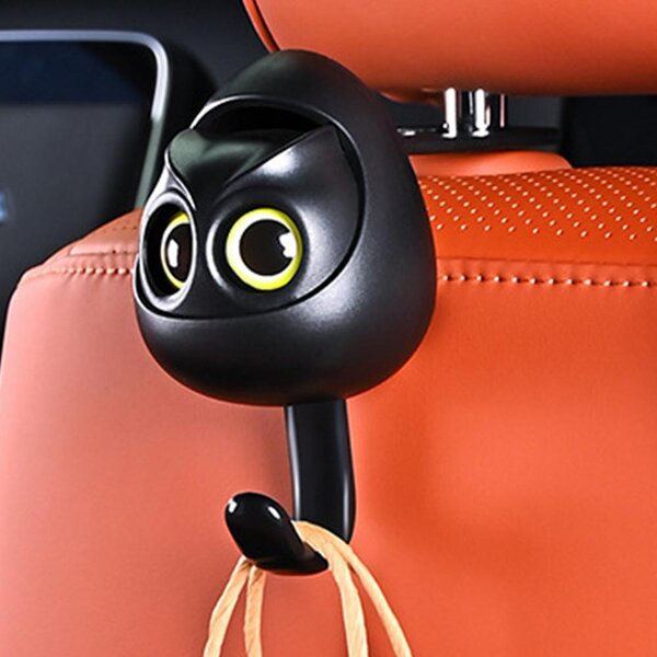 Car Headrest Hook Manufacturer - Cute Owl Shape Open Close Eyes MultiFunctional Storage