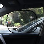 Car Sunshade Manufacturer - Side Shields Black Mesh Interior Sunscreen Cooling