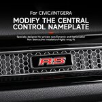 Decorative Decal Manufacturer - Central Control Vent Nameplate for Honda 2022-2025