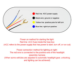 Car Hood Light Manufacturer - RGB LED APP Remote 12V DRL Turn Signal Ambient