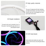 Ambient Horn Light Manufacturer - 256 Color RGB APP 210 Modes Symphony Car LED