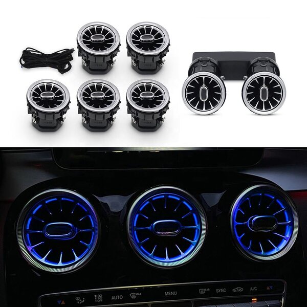 Air Vent Light Manufacturer - 3/64 Color Turbo for Mercedes W205 GLC X253