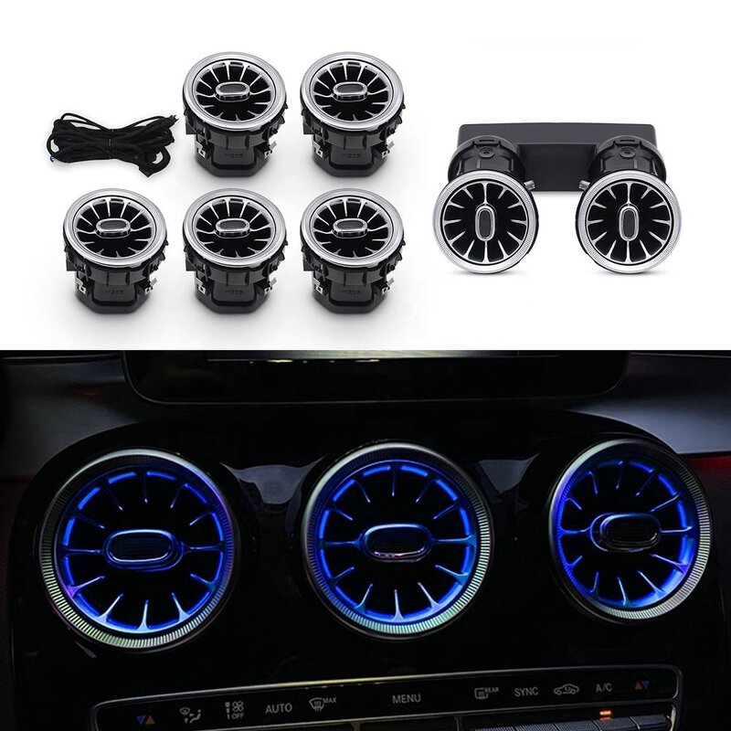 Air Vent Light Manufacturer - 3/64 Color Turbo for Mercedes W205 GLC X253