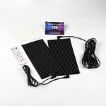LED Matrix Panel Manufacturer - 2 in 1 APP Remote 12V USB Foldable Car Devil Eye