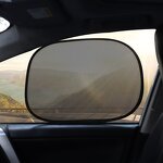 Car Sunshade Manufacturer - Side Shields Black Mesh Interior Sunscreen Cooling