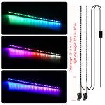 LED Whip Light Manufacturer - 2pc 12/24V RGB Remote Waterproof Truck Antenna