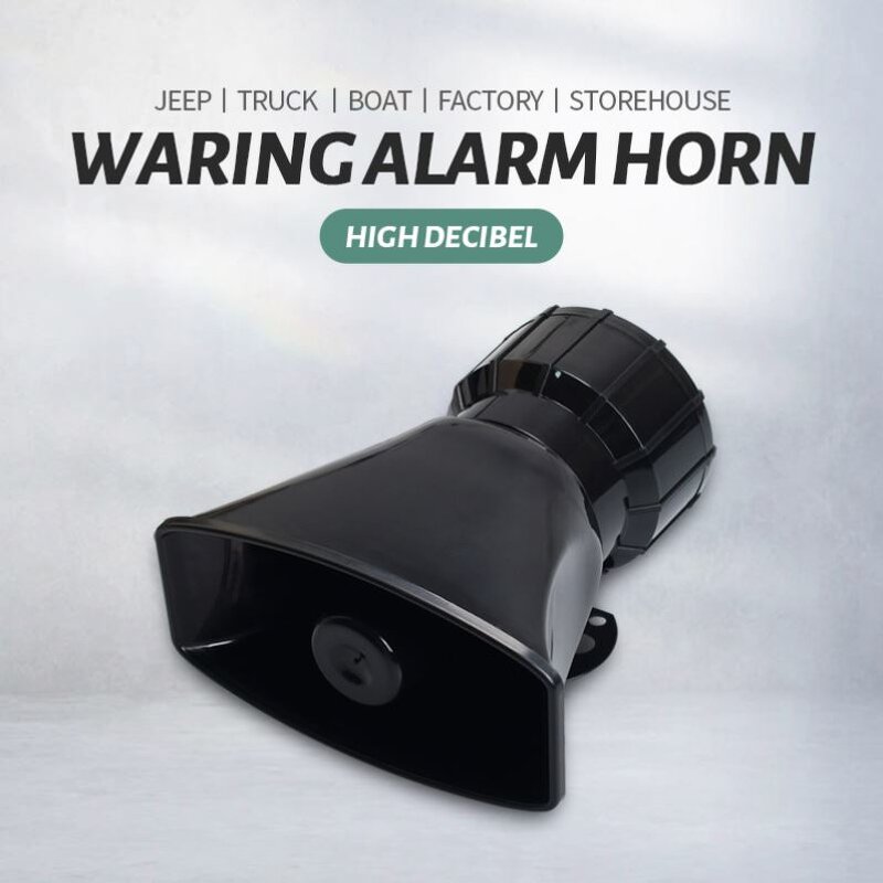 Car Horn Speaker Manufacturer - 12V Universal Warning Amplifier Exterior Accessory