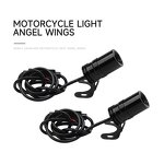 Motorcycle Light Manufacturer - 2Pcs Angel Wings Laser 9-36V Welcome Projection