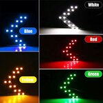 Mirror Indicator Light Manufacturer - LED Arrow Panel Car Rearview Mirror Universal