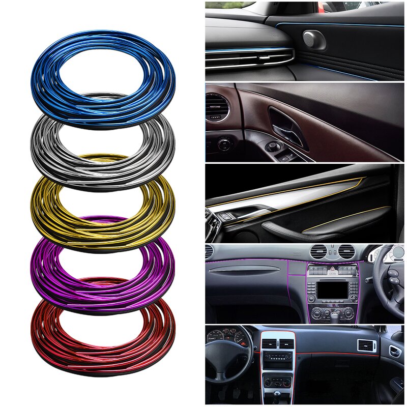Decorative Strip Manufacturer - Universal Car Interior Multi-color Auto Accessory