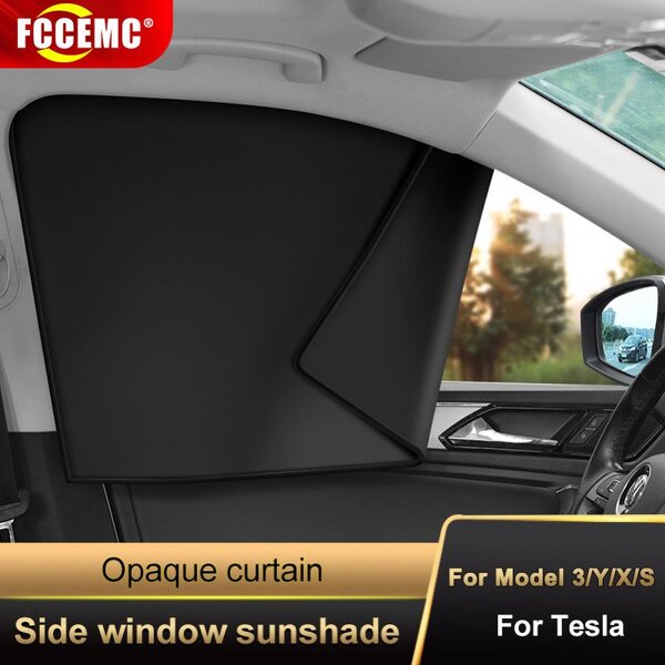 Car Sunshade Cover Manufacturer - Magnetic for Tesla Model 3 Y S X Side Window