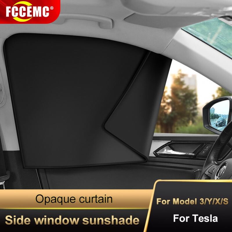 Car Sunshade Cover Manufacturer - Magnetic for Tesla Model 3 Y S X Side Window
