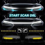 Car Hood Light Manufacturer - 12V LED Dynamic DRL Turn Signal Scan Starting Ambient