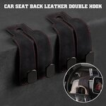 Headrest Hook Manufacturer - 2-in-1 Soft Leather ABS Wallet Pouch Car Organizer