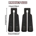 Headrest Hook Manufacturer - 2-in-1 Soft Leather ABS Wallet Pouch Car Organizer