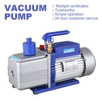 CNMI High Pumping Rate Low Pressure Oil Cooled Electric Vacuum Pump 10m/h Low Noise Energy Saving OEM for Machining 220V 1 Year