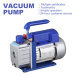 CNMI High Pumping Rate Low Pressure Oil Cooled Electric Vacuum Pump 10m/h Low Noise Energy Saving OEM for Machining 220V 1 Year
