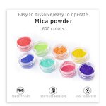 Mica Powder Manufacturer - CNMI 600+ Color Inorganic for Soap Makeup Epoxy