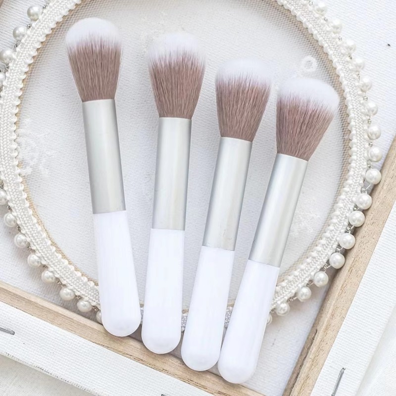 Single Makeup Brush Manufacturer - OEM Soft Vegetarian Hair Foundation Brush