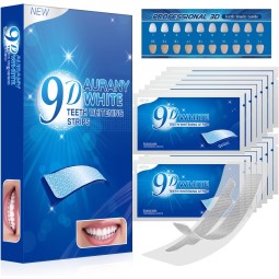 牙齿美白贴工厂-OEM 9D/5D/3D超级效果凝胶含过氧化物