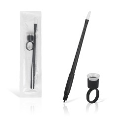 微刀片手工具生产商-OEM塑料黑色一次性12-18针笔