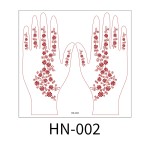 防水海娜纹身工厂-OEM花卉即时手部纹身婚礼派对
