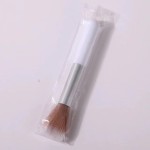 单头化妆刷生产商-OEM软素食毛发粉底刷