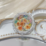 美甲材料生产商-OEM花卉图案干燥花卉刺绣
