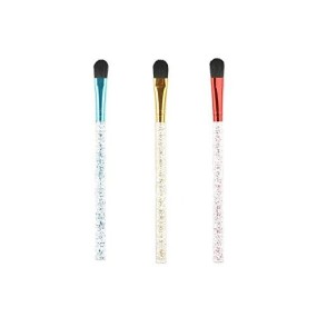 Lip Brush Supplier - OEM Aluminum Tube Acrylic Handle Sequin Brush