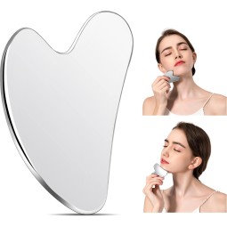 刮痧板供应商-OEM高品质304钢面部刮痧工具