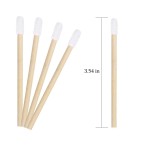 木制唇部磨砂刷供应商-OEM 50个/袋一次性竹刷