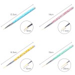 美甲刷工厂-OEM 4支/套装线渐变UV凝胶笔
