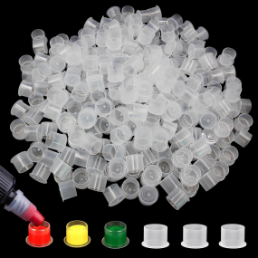 Tattoo Ink Caps Manufacturer - OEM 100pcs/bag Disposable Pigment Ink Cups
